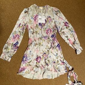 Beach Riot x V. Chapman Lotus Wrap Dress in Floral